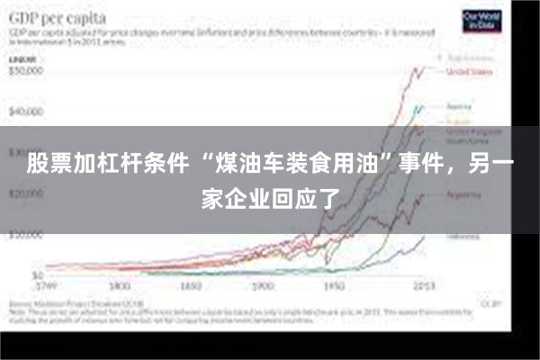 股票加杠杆条件 “煤油车装食用油”事件，另一家企业回应了