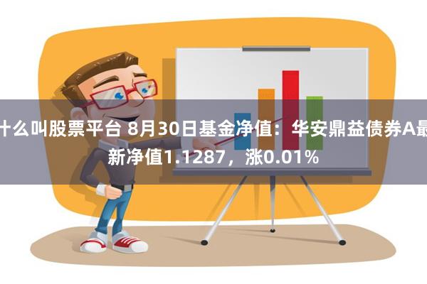 什么叫股票平台 8月30日基金净值：华安鼎益债券A最新净值1.1287，涨0.01%