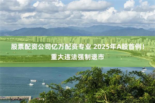 股票配资公司亿万配资专业 2025年A股首例！重大违法强制退市