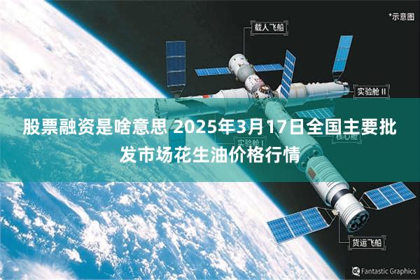 股票融资是啥意思 2025年3月17日全国主要批发市场花生油价格行情